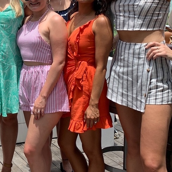 Selfie Leslie Wrap Mini Dress - Picture 5 of 6